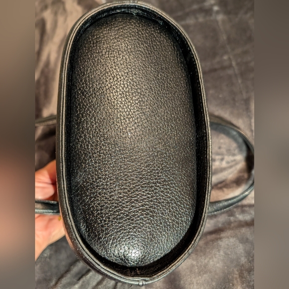 MCM Black Leather Mini Bucket Top Handle Bag In Excellent Used Condition! - Picture 5 of 13